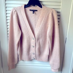 WHBM White House black market pink women’s sweater large